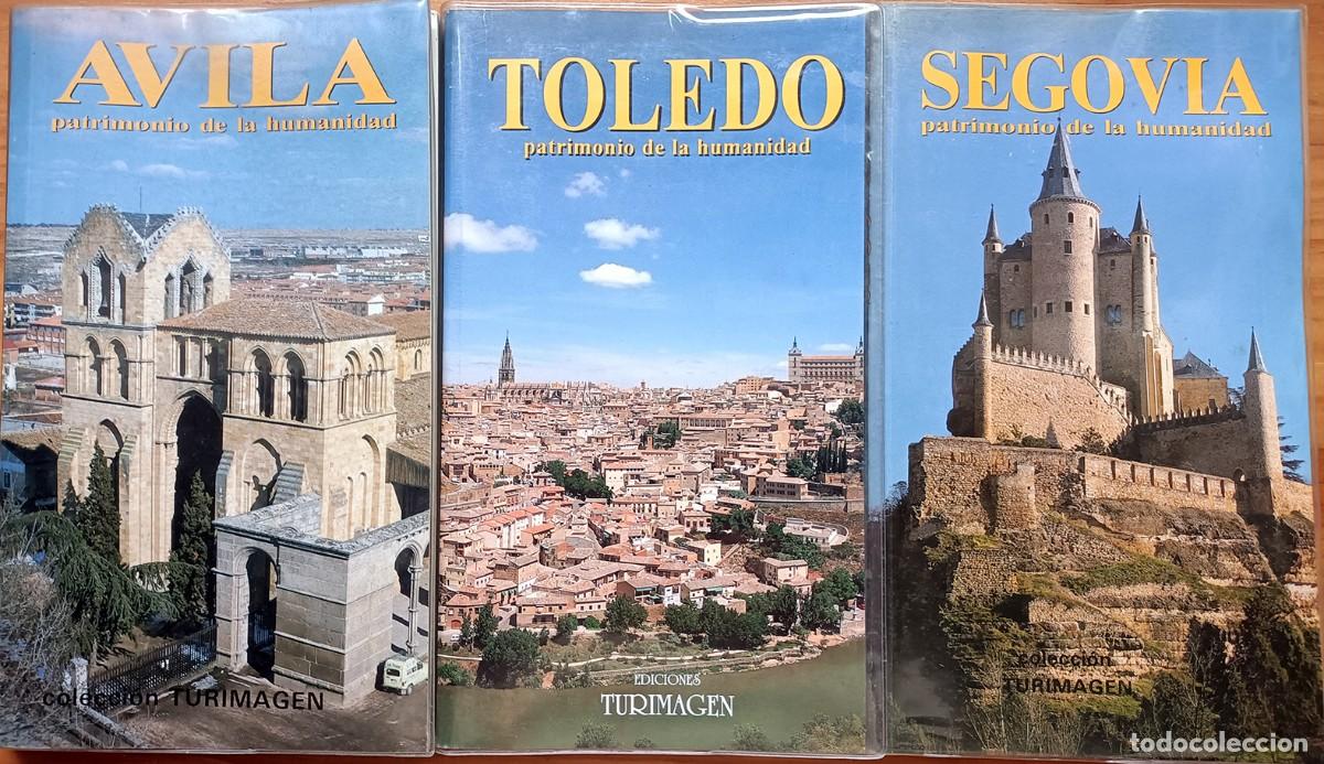 Libros de segunda mano: Lote de 3 gu&iacute;as de ciudades patrimonio de la humanidad: &Aacute;vila, Toledo y Segovia