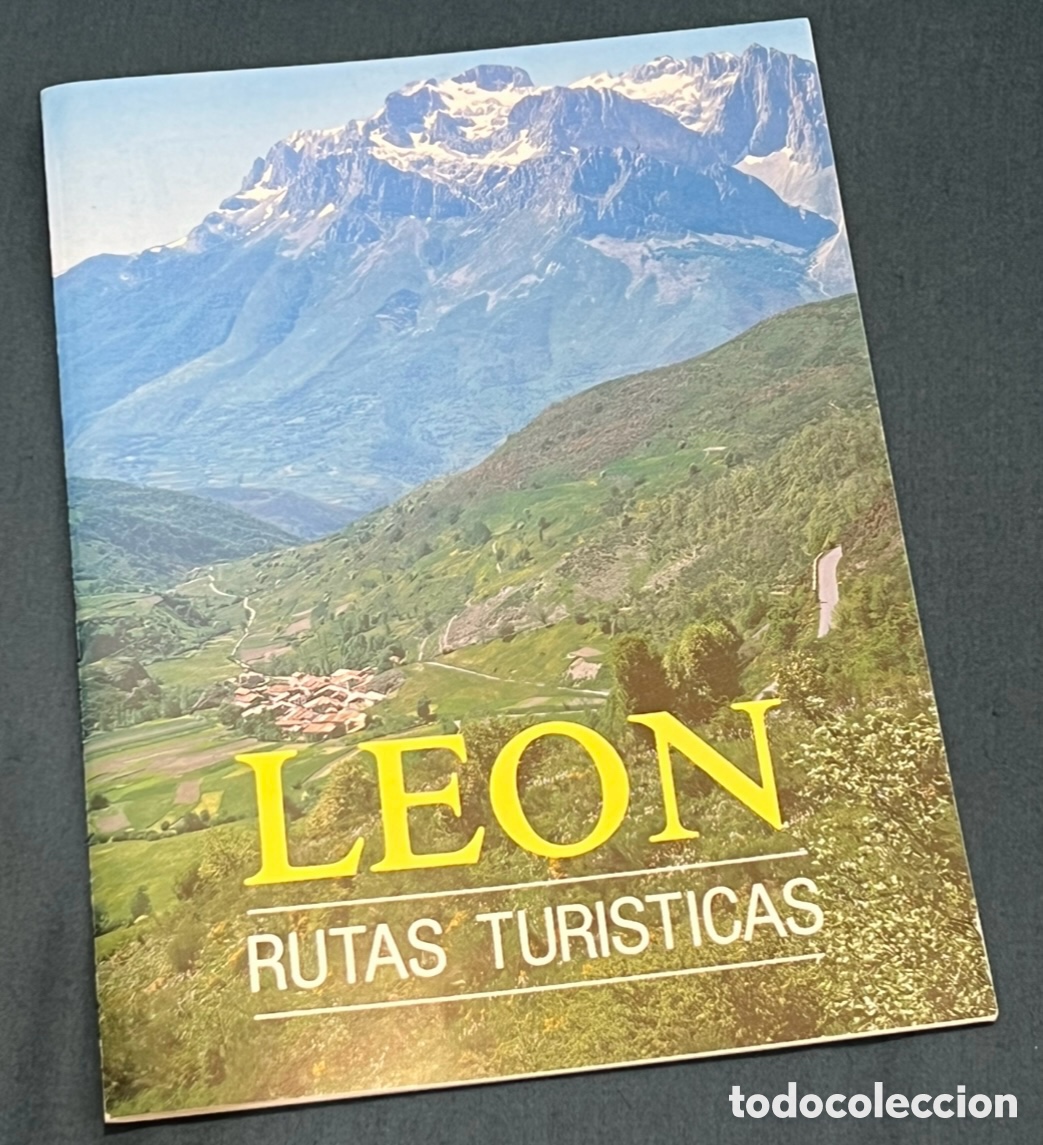 Libros de segunda mano: Libro / Folleto. Le&oacute;n. Rutas Tur&iacute;sticas. Diputaci&oacute;n de Le&oacute;n. 1990.