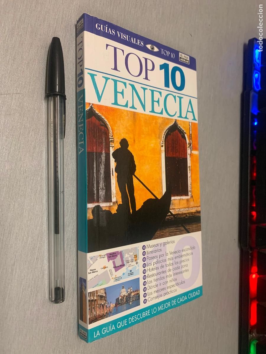 Libros de segunda mano: TOP 10 VENECIA - GU&Iacute;AS VISUALES / EL PA&Iacute;S AGUILAR 2011