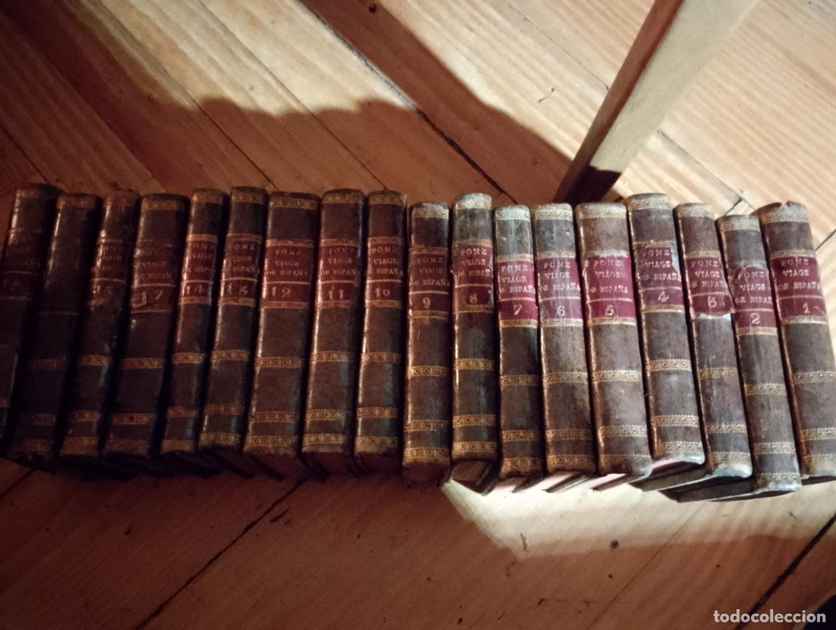 Libros de segunda mano: Viage de Espa&ntilde;a - Antonio Ponz - 18 Tomos (Obra Completa de Espa&ntilde;a, Ibarra s.XVIII)