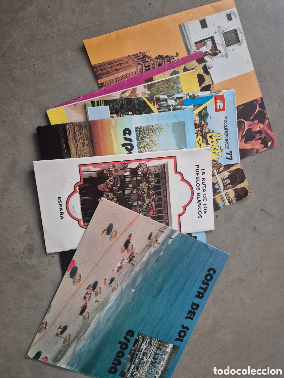 Libros de segunda mano: 7 FOLLETOS TURISTICOS A&Ntilde;OS 70 DE ANDALUCIA