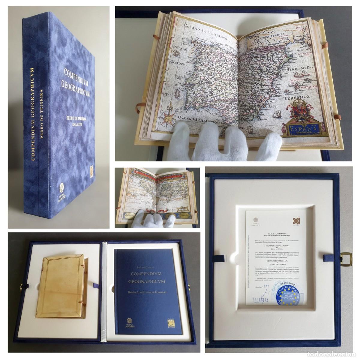 Libros de segunda mano: COMPENDIUM GEOGRAPHICUM. PEDRO DE TEXEIRA. CA 1660. EXCELENTE FACS&Iacute;MIL CON ACTA NOTARIAL, 2017