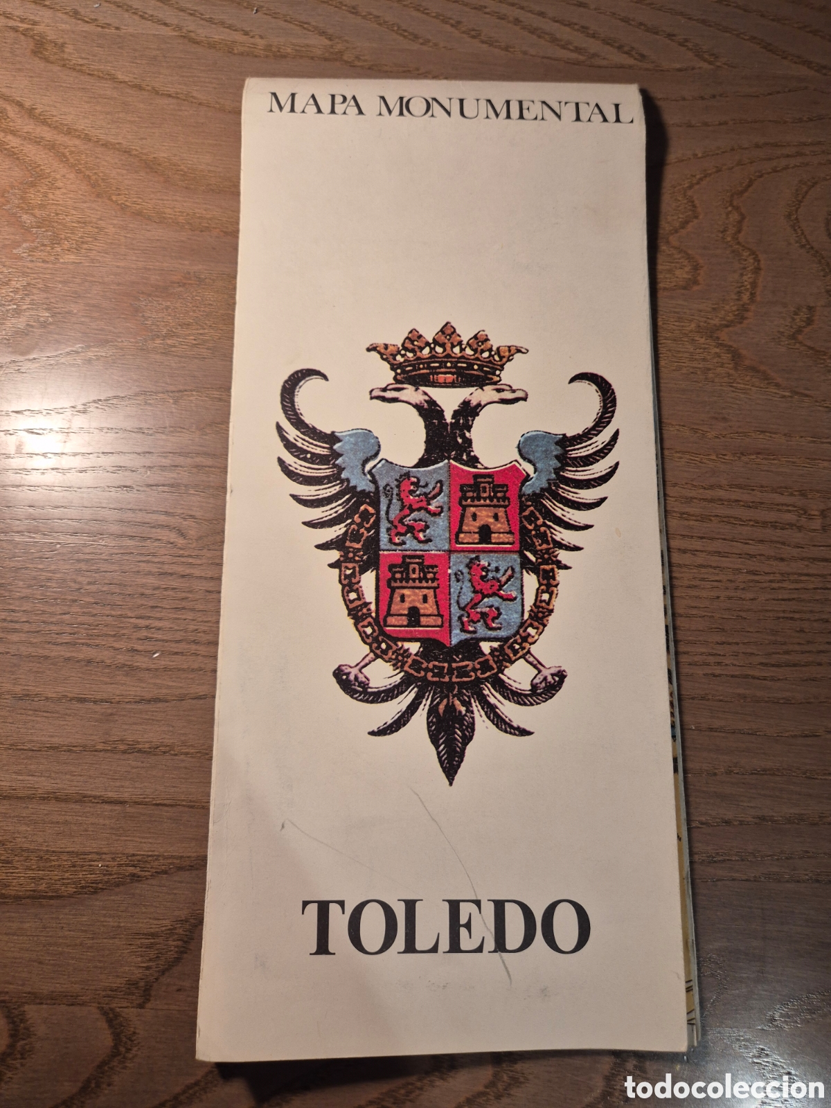 Livros em segunda m&atilde;o: MAPA MONUMENTAL TOLEDO 1976