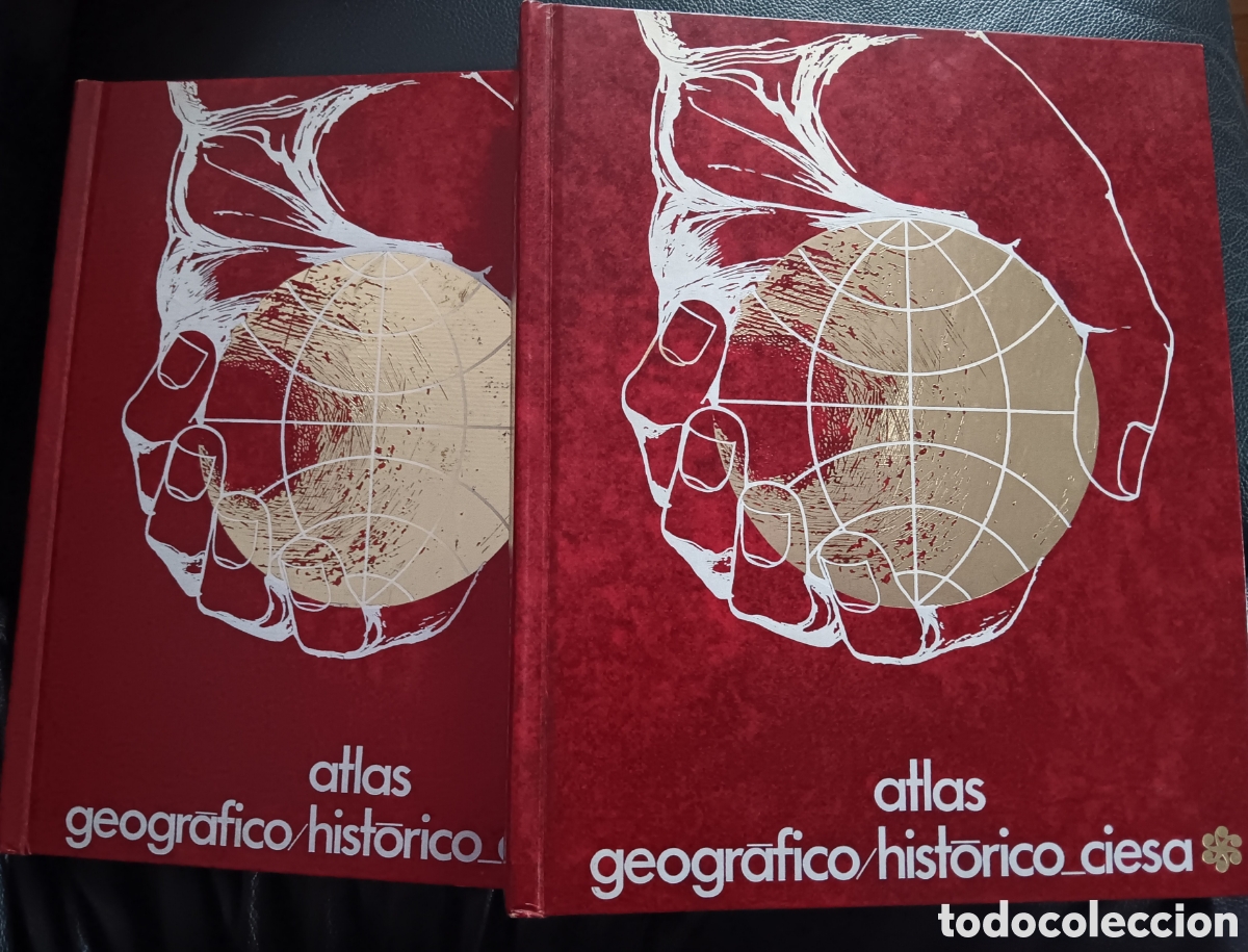 Libros de segunda mano: Atlas geogr&aacute;fico/hist&oacute;rico Ciesa.Completo. 2 vol&uacute;menes