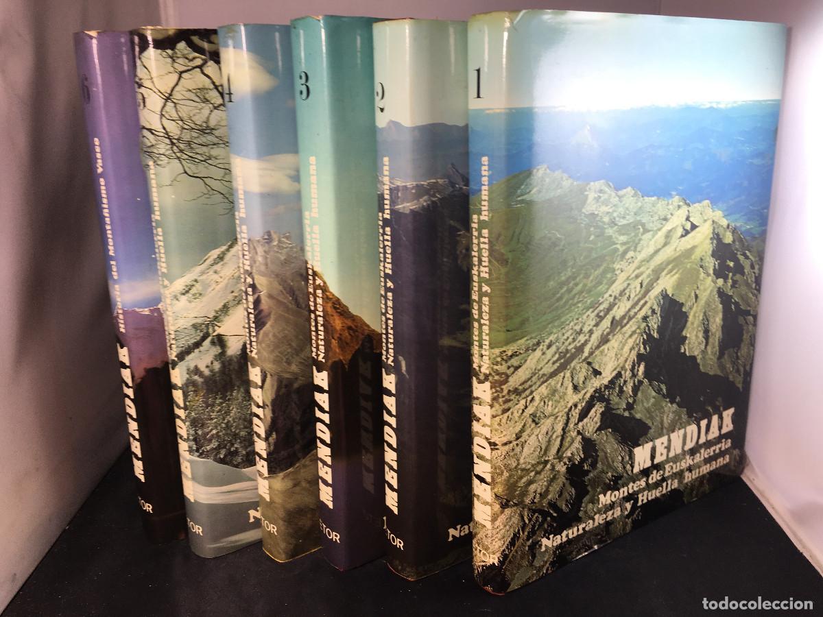 Libros de segunda mano: Mendiak. Montes de Euskalherria. 6 Tomos.
