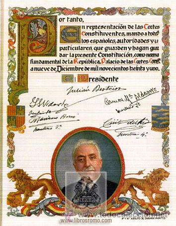 Libros de segunda mano: CONSTITUCION DE LA REPUBLICA ESPA&Ntilde;OLA - Foto 4