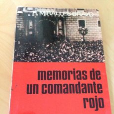 Libros de segunda mano: MEMORIAS DE UN COMANDANTE ROJO. RAFAEL MIRALLES BRAVO. SPANISH CIVIL WAR.. Lote 38443527