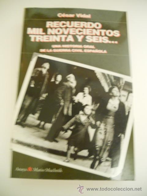 Gebrauchte B&uuml;cher: RECUERDO DE 1936, GUERRA CIVIL