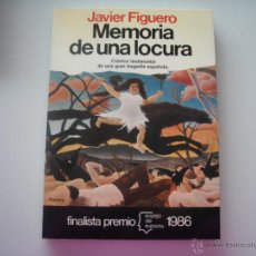 Libros de segunda mano: MEMORIA DE UNA LOCURA. JAVIER FIGUERO.