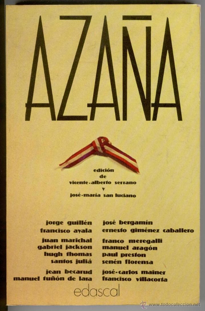 Libros de segunda mano: AZA&Ntilde;A, AA.VV. EDASCAL, Env&iacute;o gratis - Foto 1
