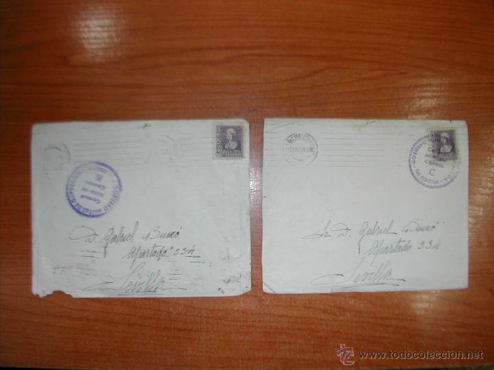 Libri di seconda mano: 2 CARTAS. GUERRA CIVIL. GOBIERNO MILITAR DE GUIPUZCOA. CON CENSURA. A&Ntilde;O 1939. L11088.