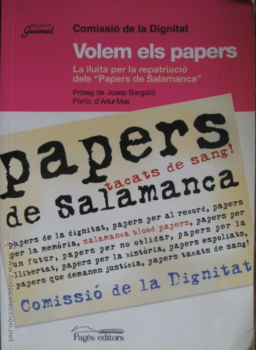 Gebrauchte B&uuml;cher: Comissio De La Dignitat / Volem els papers