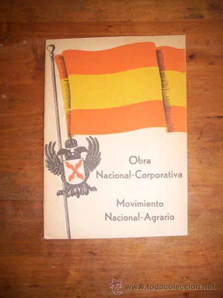 Gebrauchte B&uuml;cher: MOVIMIENTO NACIONAL-AGRARIO. Obra Nacional-Corporativa. Puntos b&aacute;sicos