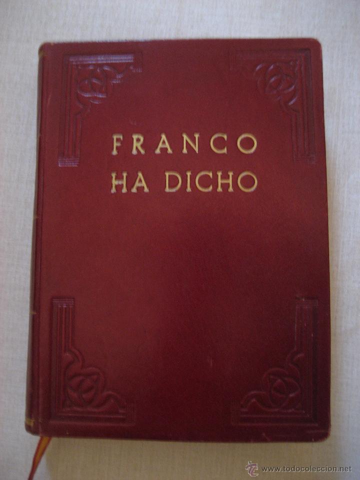 Libros de segunda mano: FRANCO HA DICHO - EDICIONES VOZ 1948 (EDICI&Oacute;N NUMERADA) - DOS TOMOS. - Foto 2