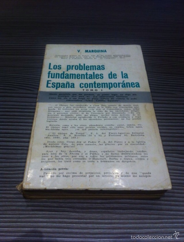 Gebrauchte B&uuml;cher: Los problemas fundamentales de la Espa&ntilde;a contemporanea
