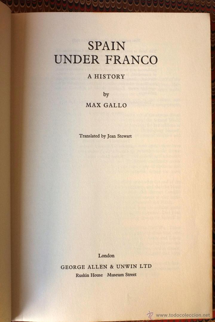 Libros de segunda mano: Spain Under Franco. Max Gallo - Foto 2