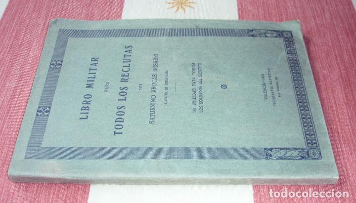 Gebrauchte B&uuml;cher: Libro militar para todos los reclutas. Edici&oacute;n 1933 - AROCAS IRISARRI, Saturnino