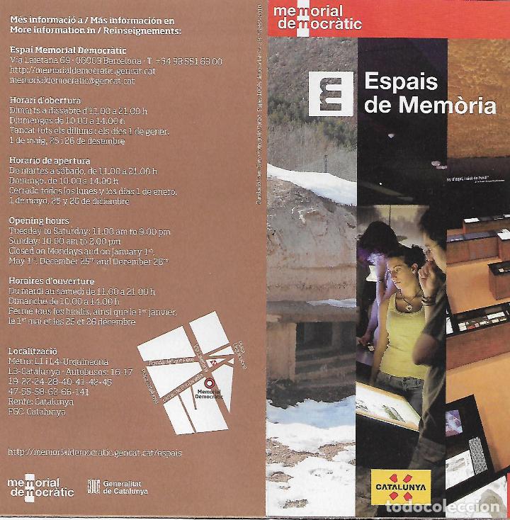 Gebrauchte B&uuml;cher: Memorial democr&agrave;tic. Espais de Mem&ograve;ria. Catalunya