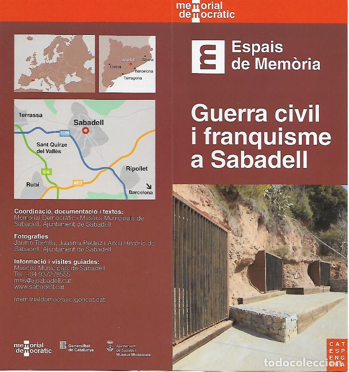 Gebrauchte B&uuml;cher: Memorial democr&agrave;tic. Guerra civil i franquisme a Sabadell. Catalunya