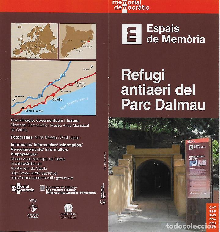 Gebrauchte B&uuml;cher: Memorial democr&agrave;tic. Refugi antiaeri del Parc Dalmau. Calella. Catalunya