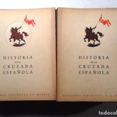 Libros de segunda mano: HISTORIA DE LA CRUZADA ESPAÑOLA 36 VOL COMPLETA JOAQUIN ARRAS IRIBARREN 1939-1943