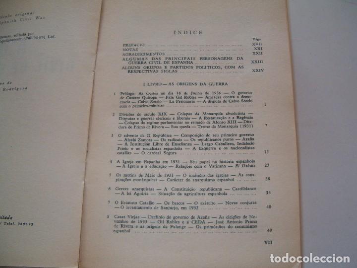 Libros de segunda mano: HUGH THOMAS. A Guerra Civil de Espanha. RM79271. - Foto 2