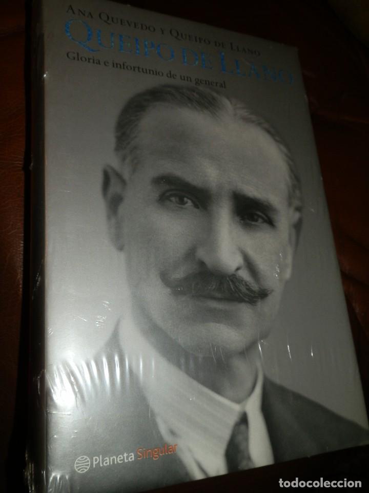 Libri di seconda mano: QUEIPO DE LLANO,GLORIA E INFORTUNIO DE UN GENERAL.2001,PRECINTADO SIN USO,24X16,541 PP.FOTOS.
