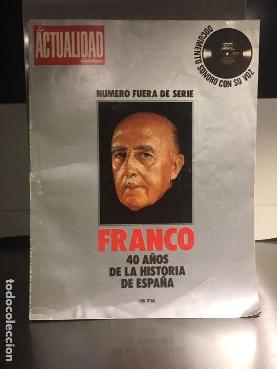 Libri di seconda mano: FRANCO. 40 A&Ntilde;OS DE LA HISTORIA DE ESPA&Ntilde;A. REVISTA MAS VINILO