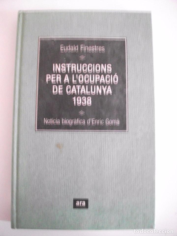 Second hand books: INSTRUCCIONS PER A L&Oacute;CUPACIO DE CATALUNYA 1938 - PER EUDALD FINESTRES