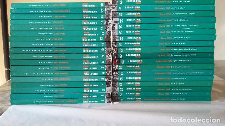 Gebrauchte B&uuml;cher: LA GUERRA CIVIL ESPA&Ntilde;OLA MES A MES. BIBLIOTECA EL MUNDO. (2005). OBRA COMPLETA EN 36 TOMOS
