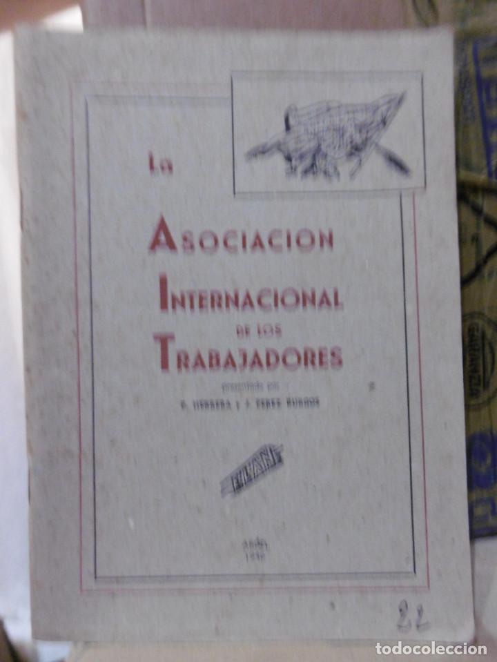Gebrauchte B&uuml;cher: HERRERA, Pedro y P&Eacute;REZ BURGOS, J: La Asociaci&oacute;n internacional de los Trabajadores