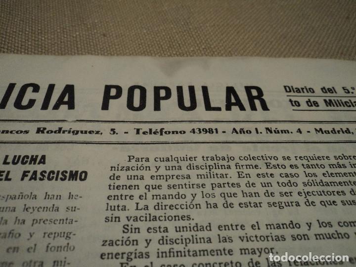 Second hand books: copia cuarto NUMERO DE LA MILICIA POPULAR cuatro paginas