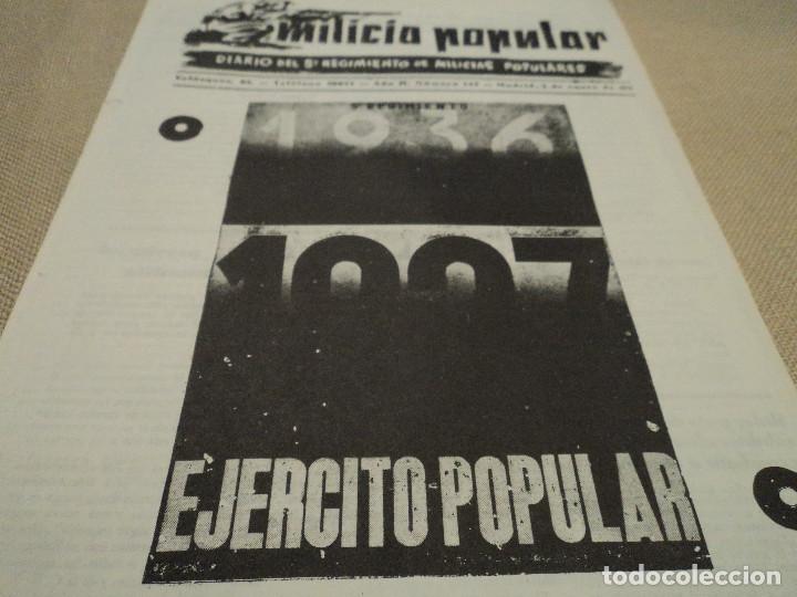 Second hand books: copia  NUMERO 147 DE LA MILICIA POPULAR cuatro paginas