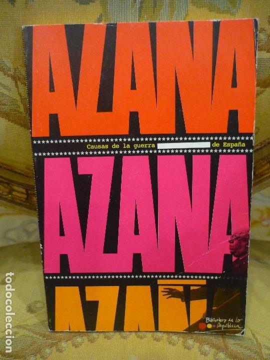 Gebrauchte B&uuml;cher: AZA&Ntilde;A: CAUSAS DE LA GUERRA EN ESPA&Ntilde;A.