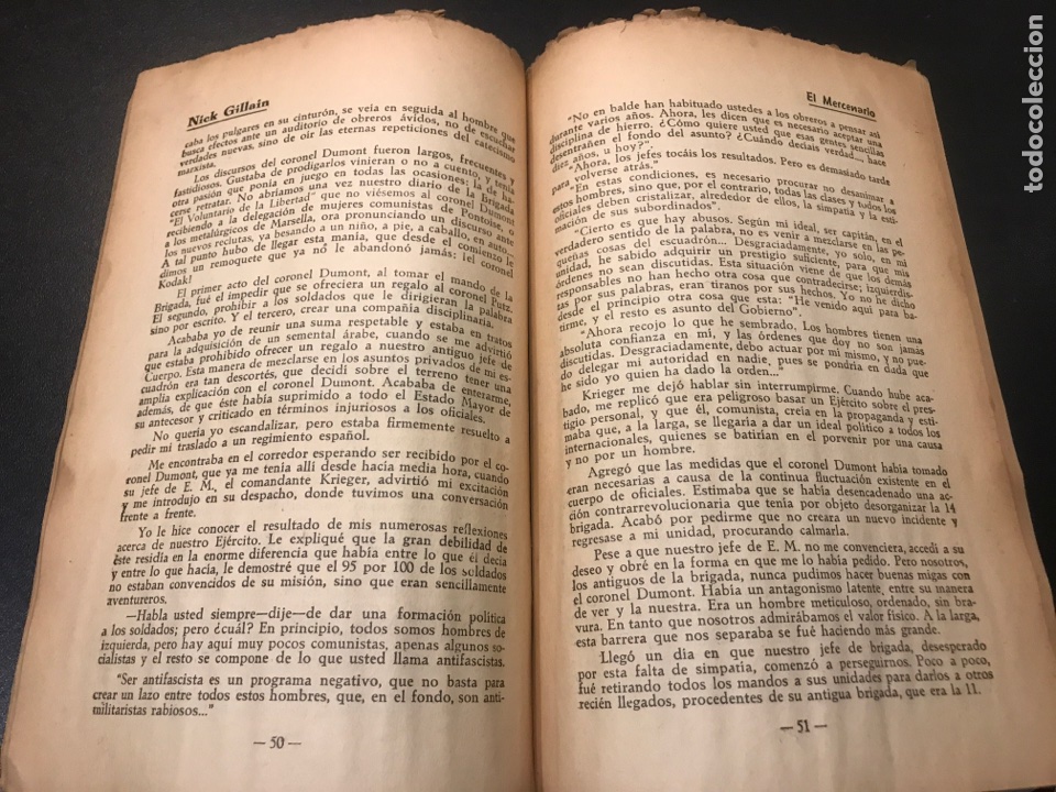 Libros de segunda mano: El mercenario. Nick Gillain - Foto 2
