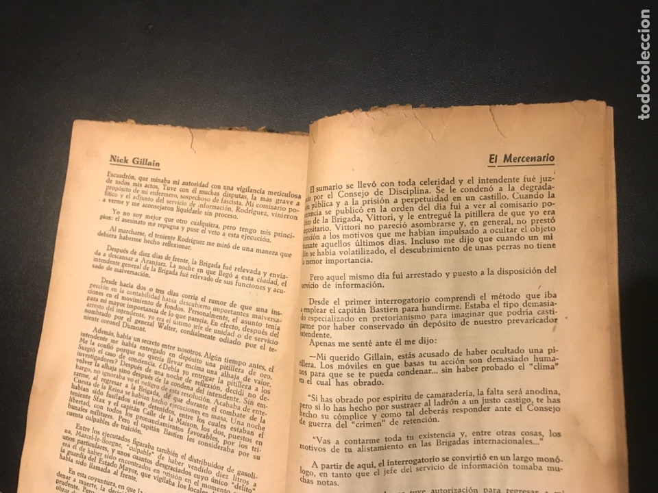 Libros de segunda mano: El mercenario. Nick Gillain - Foto 4