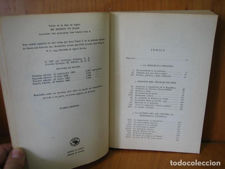 Libros de segunda mano: Misi&oacute;n en Espa&ntilde;a 1933-1939 - Foto 4