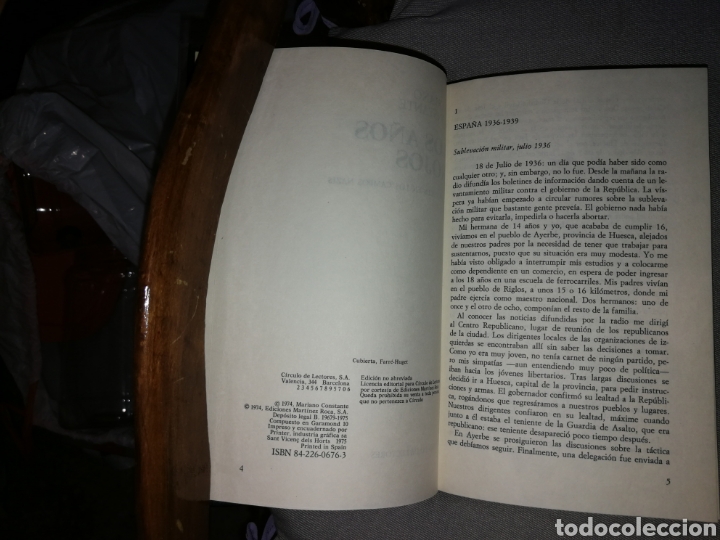 Libros de segunda mano: Los a&ntilde;os rojos - Foto 2