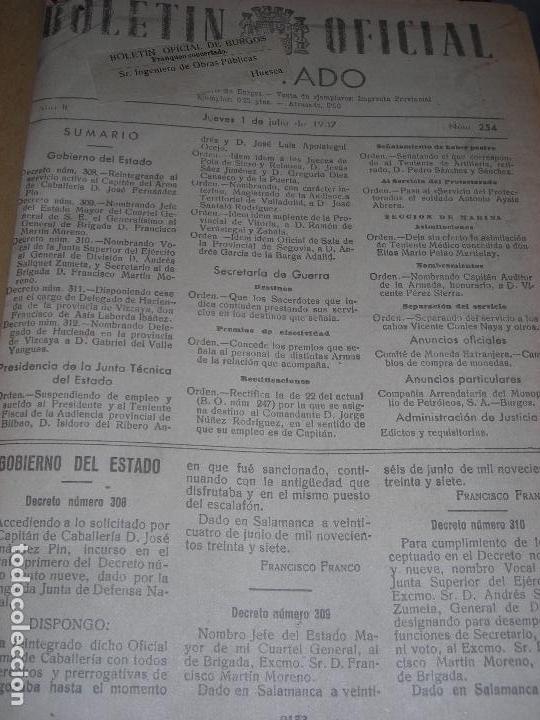 Libri di seconda mano: BOLET&Iacute;N OFICIAL DEL ESTADO  TERCER TRIMESTRE DE 1937