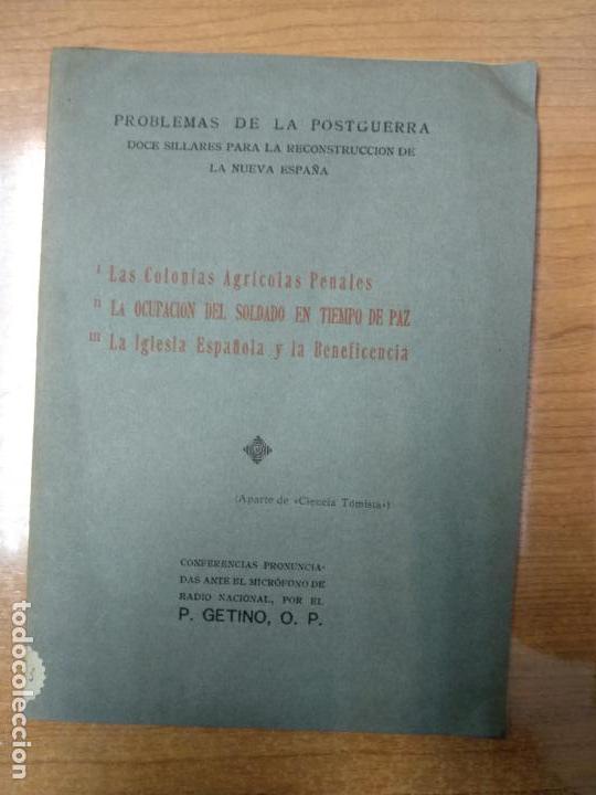 Gebrauchte B&uuml;cher: Getino : Problemas de la Postguerra. (Guerra Civil): 1, Las colonias agr&iacute;colas penales. 2, La ocupac