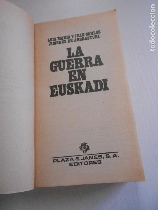 Libros de segunda mano: LA GUERRA EN EUSKADI - Foto 3