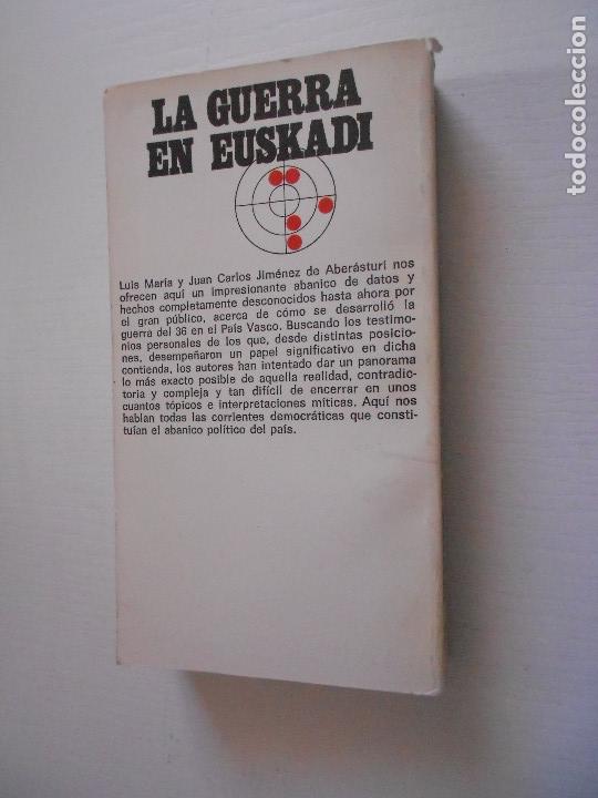 Libros de segunda mano: LA GUERRA EN EUSKADI - Foto 5