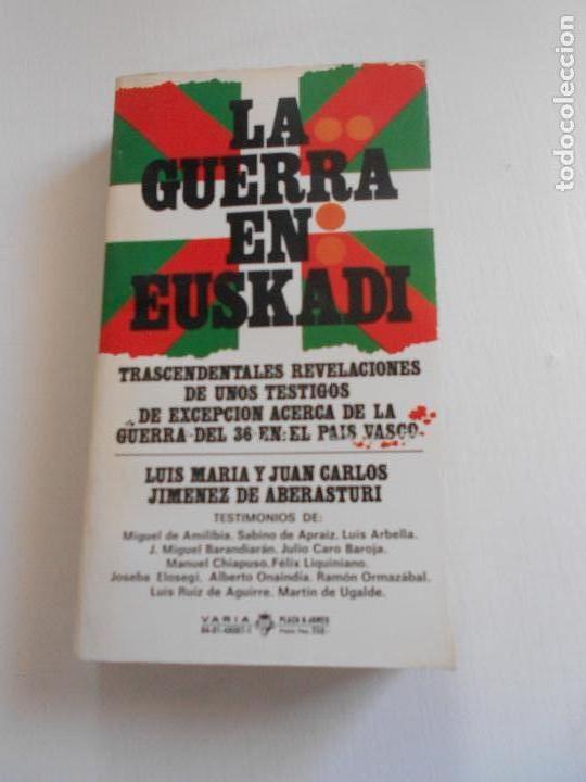 Libros de segunda mano: LA GUERRA EN EUSKADI - Foto 1