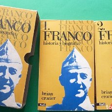 Libros de segunda mano: FRANCO: HISTORIA Y BIOGRAFIA (2 VOLÚMENES EN ESTUCHE) - BRIAN CROZIER - MAGISTERIO ESPAÑOL - 1969. Lote 177711504