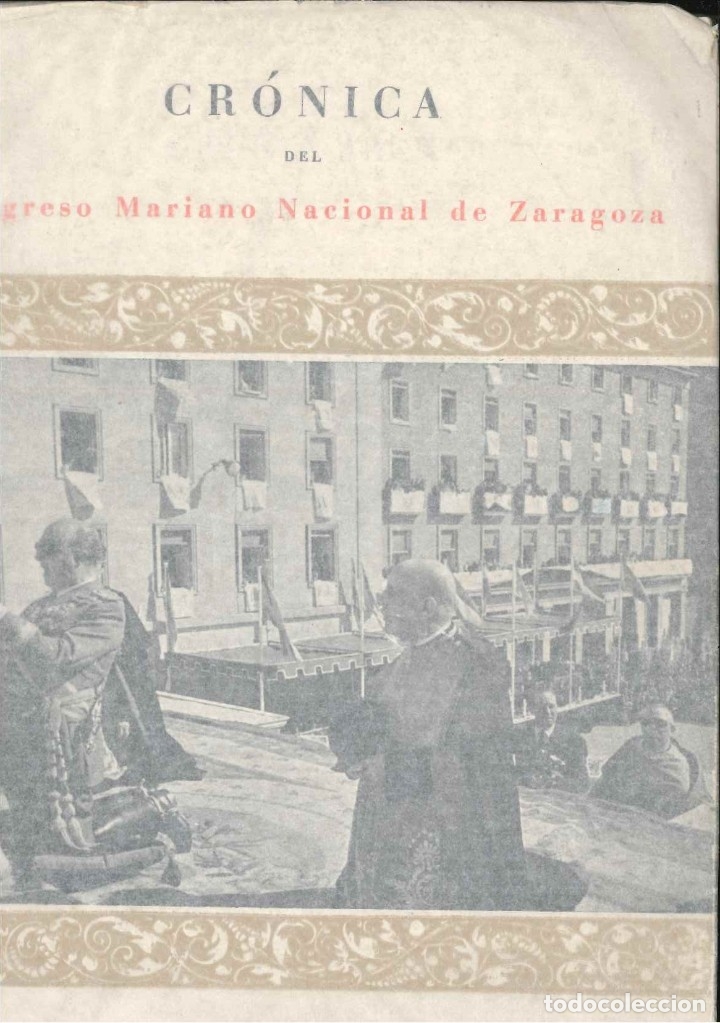 Second hand books: CONGRESO MARIANO NACIONAL DE ZARGOZA 1954