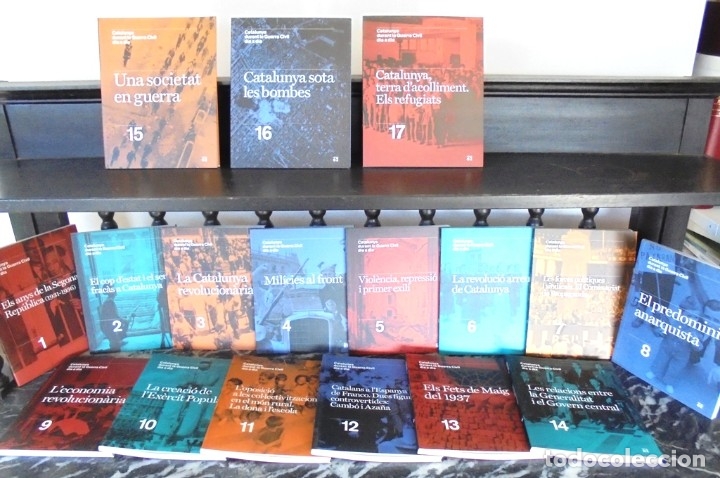 Libri di seconda mano: Lot 23 volums Catalunya durant la Guerra Civil dia a dia 2006 Edicions 62 1-23 impecable, nou