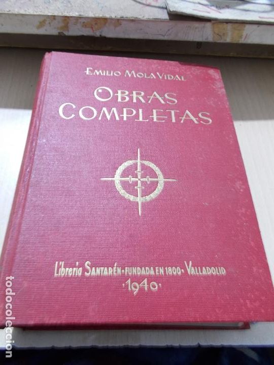 Libros de segunda mano: Obras completas. E. Mola Vidal. 1.940 - Foto 1