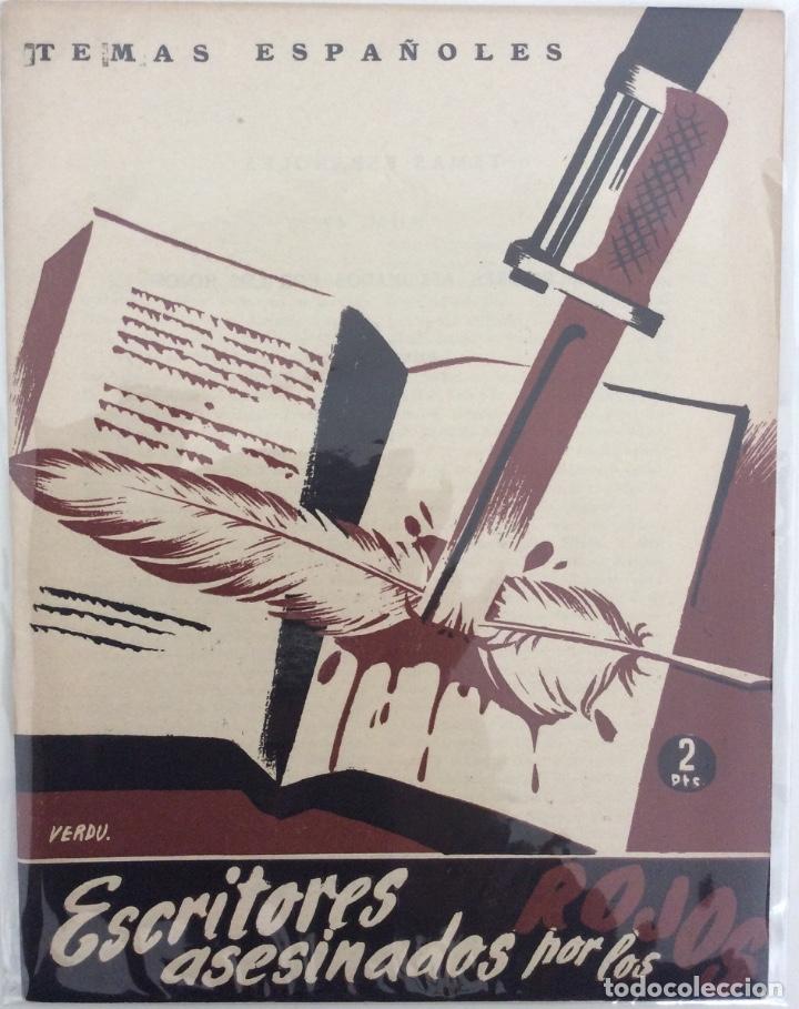Gebrauchte B&uuml;cher: ESCRITORES ASESINADOS POR LOS ROJOS. TEMAS ESPA&Ntilde;OLES 47.