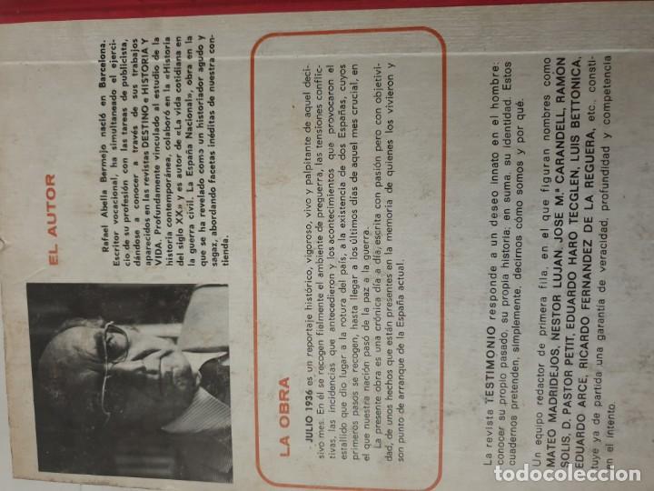 Libros de segunda mano: JULIO 1936 - Foto 9