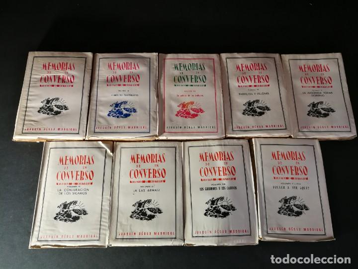 Libri di seconda mano: Memorias de un converso Virutas de Historia Completa 9 tomos 1 - 10 Guerra Civil Espa&ntilde;ola